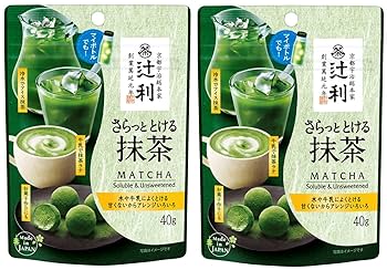 Amazon | 辻利 さらっととける抹茶40g×2個 40グラム (x 2) | 辻